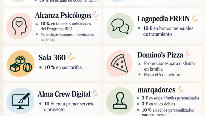 💚 ¡Nuevas colaboraciones y más ventajas para nuestras familias!
